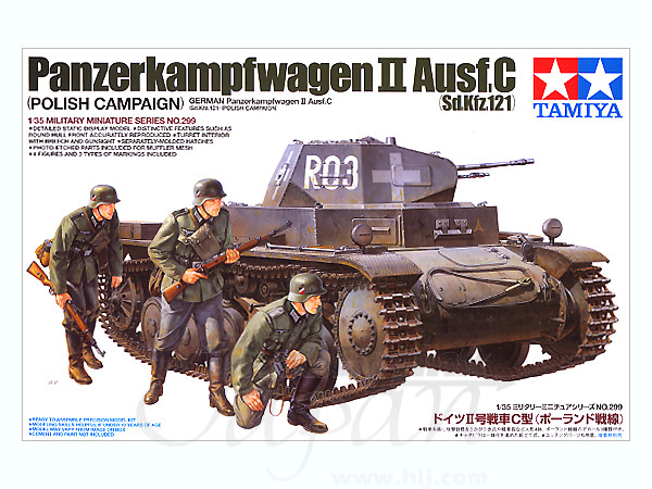 1/35 ドイツ II号戦車 C型 (ポーランド戦) | HLJ.co.jp