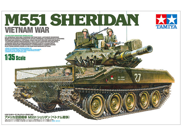 1 35 Mm アメリカ空挺戦車 M551 シェリダン ベトナム戦争 By タミヤ ホビーリンク ジャパン