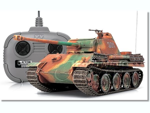 タミヤ 1 25 RCドイツパンター戦車A（フルセット）プラモデル