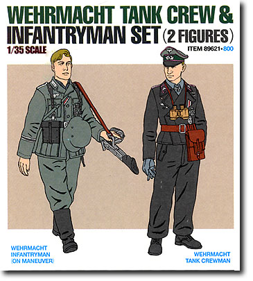 1/35 MM ドイツ国防軍戦車兵・歩兵 2体セット | HLJ.co.jp