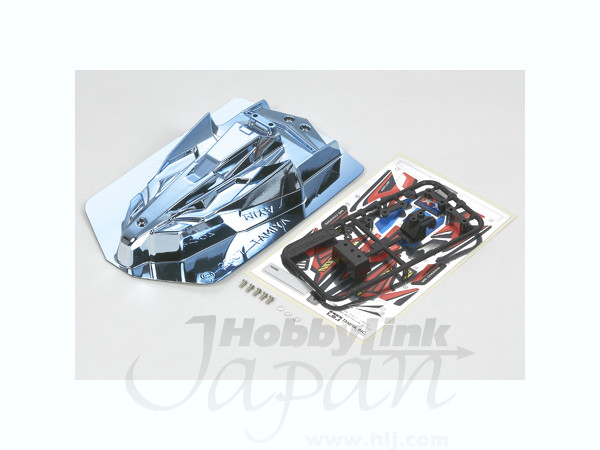 TAMIYA ネオファルコン ポリカボディ(ブルーメッキ) Amazon | タミヤ ミニ四駆 ネオファルコン ポリカボディ