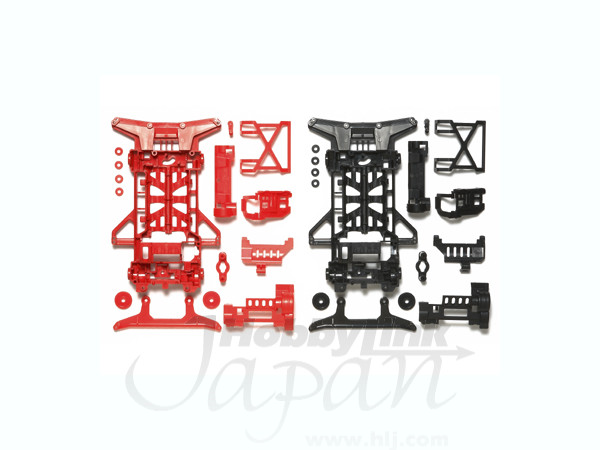 スーパーX強化シャーシセット (レッド/ブラック) (ミニ四駆限定