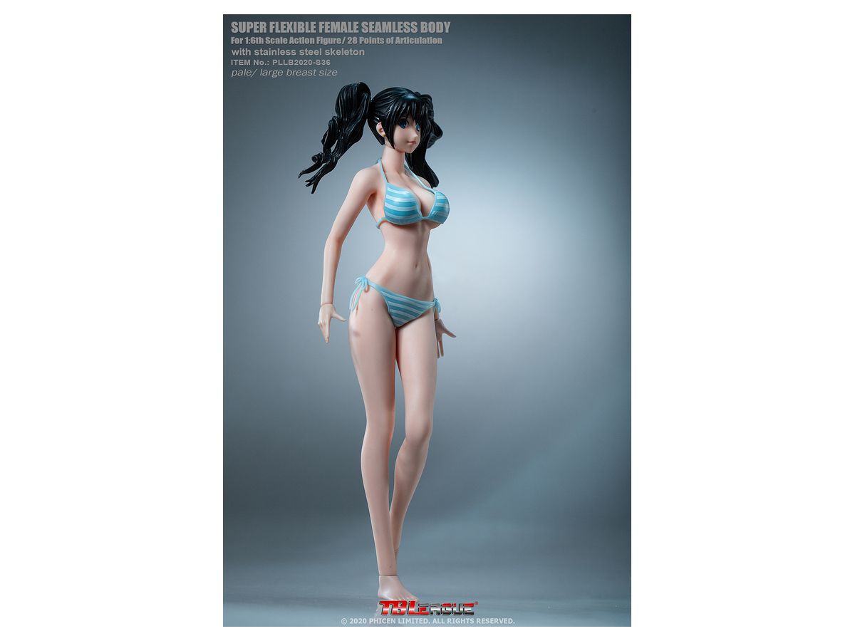 1 6 シームレス アニメ少女素体 Withヘッド ブラックツインテール ラージバスト ペールスキン By Tbleague ホビーリンク ジャパン 1 6 シームレス アニメ少女素体 Withヘッド ブラックツインテール ラージバスト ペールスキン By Tbleague ホビーリンク ジャパン