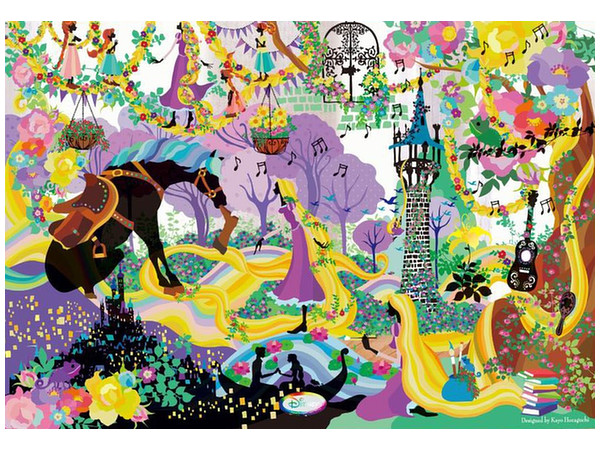 ブリリアント カラーズ ラプンツェル ステンドアートジグソーパズル 1000 ブリリアント カラーズ (ラプンツェル) (ステンドアート) 1000ピース