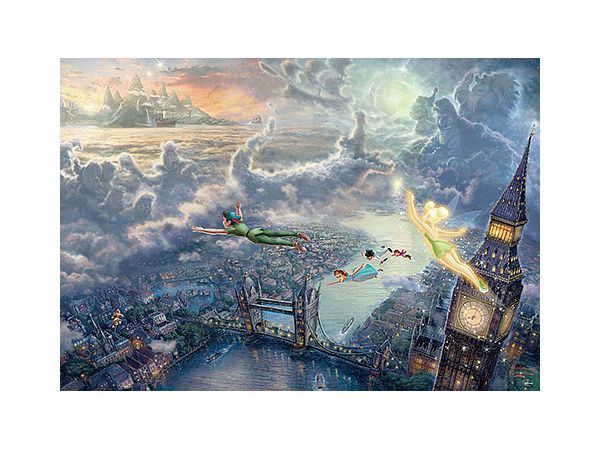 ティンカーベル＆ピーターパン&TANGLEDジグソーパズル1000ピースです。 ティンカーベル&ピーターパンFly to Never Land 1000ピース