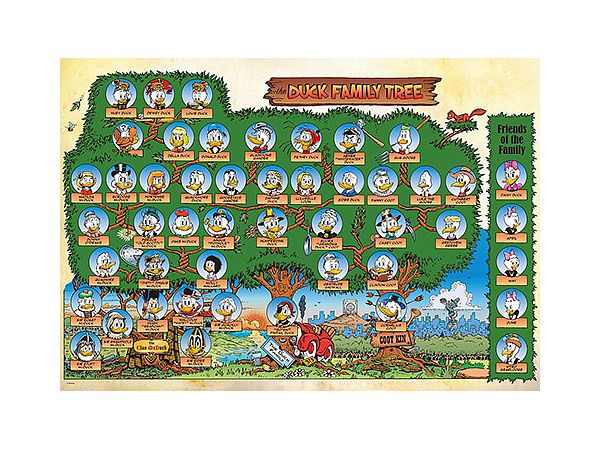 ジグソーパズル THE DUCK FAMILY TREE 1000ピース (51 x 73.5cm
