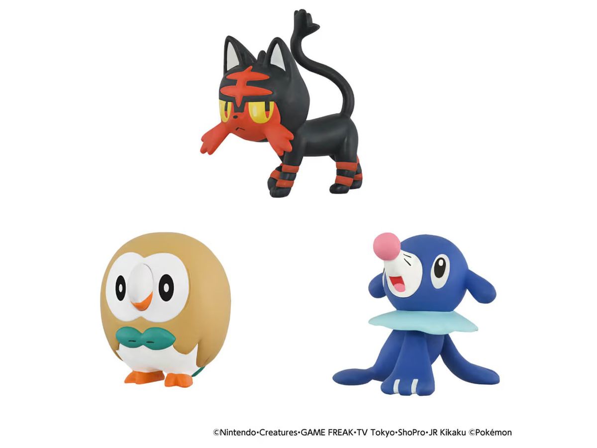 ポケモン30周年記念 モンコレ旅立ちの3匹セット アローラ地方 | HLJ.co.jp