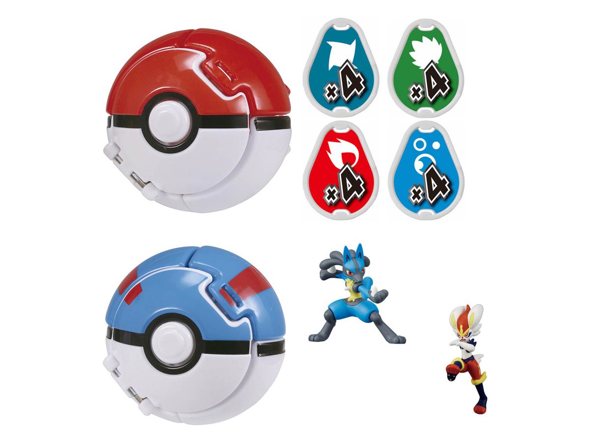 モンコレ ポケデルゼ サトシvsゴウ ルカリオ エースバーン By タカラトミー ホビーリンク ジャパン