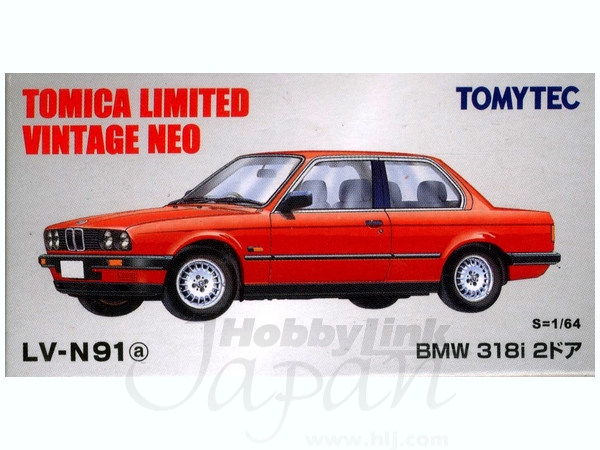 トミカリミテッドヴィンテージネオ LV-N91a BMW 318i 2ドア (赤 トミカリミテッドヴィンテージネオ LV-N91a BMW 318i 2ドア (赤