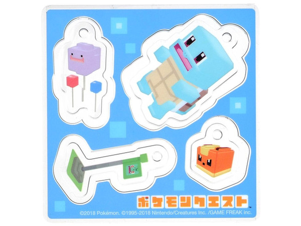 ポケモンクエスト ポクセルアクリルマスコット ゼニガメ ポケモンクエスト ポクセルアクリルマスコット ゼニガメ