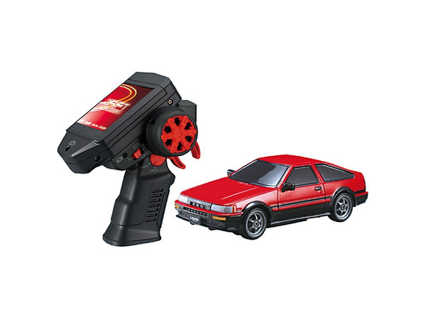 トヨタ カローラレビン (AE86) ドリフトRCカー ミニッツAWD トヨタ カローラレビン AE86 レッド/ブラック