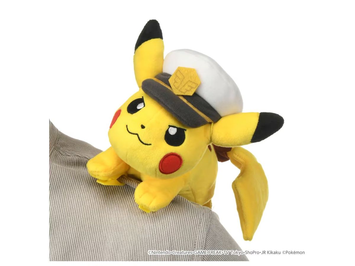 ポケモンぬいぐるみ かたのりキャプテンピカチュウ | HLJ.co.jp