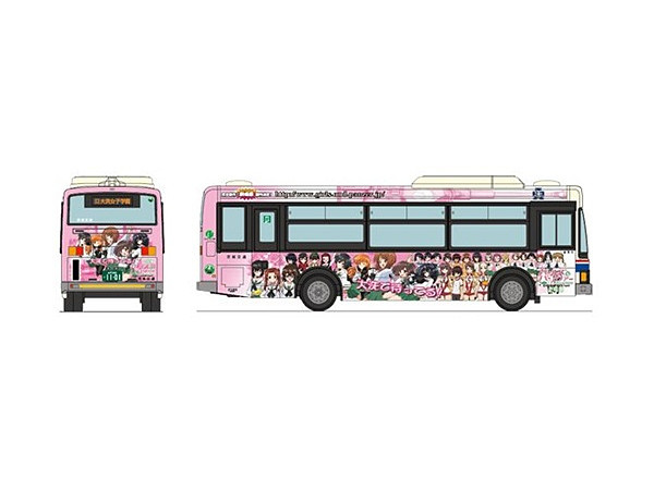 1 150 バスコレ茨城交通 ガールズ パンツァーバス 2号車 By トミーテック ホビーリンク ジャパン