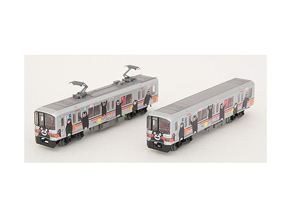 鉄道コレクション　熊本電鉄01型(くまもんラッピング)2両セット 鉄道コレクション 熊本電気鉄道01形(くまモンラッピング