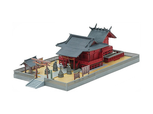 トミーテック ジオコレ 神社 + 樹木・人物・屋台等 1/150 組立品※ 1/150 建コレ161 神社B | HLJ.co.jp