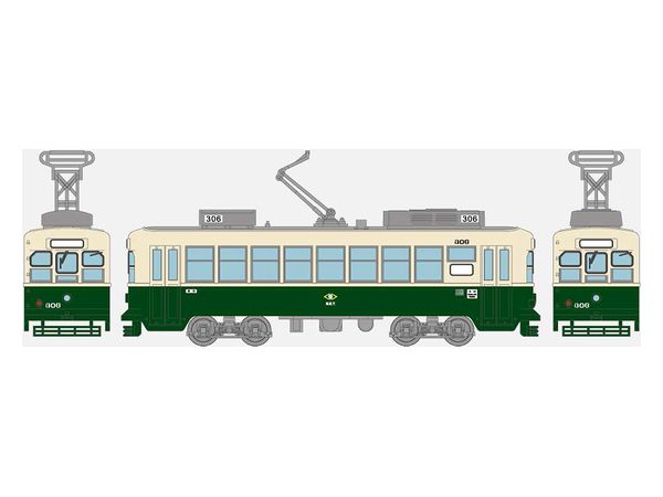 1/150 鉄道コレクション 長崎電気軌道300形 306号 | HLJ.co.jp