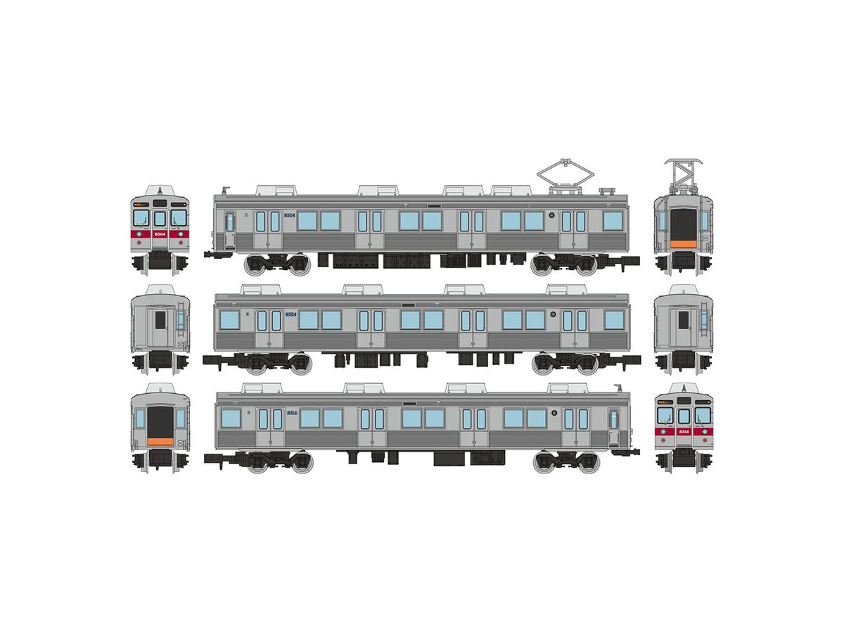 トミーテック　長野電鉄8500系　(T4編成)　3両セット 鉄道コレクション 長野電鉄 8500系 (T4編成) (3両セット) (鉄道