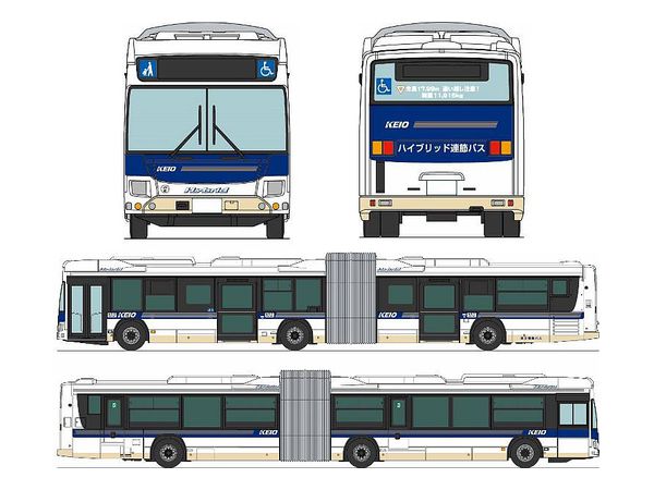 1/150 ザ・バスクレクション 京王電鉄バス連節バス | HLJ.co.jp
