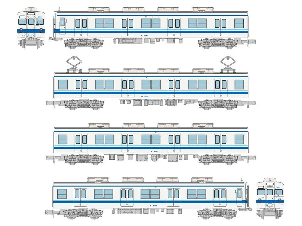 1/150 鉄道コレクション 東武鉄道8000系8142編成グッドデパートメント