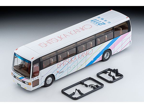 TLV 1/64 三菱ふそう エアロバス(石塚観光自動車) TLV-N300a 三菱ふそう エアロバス (石塚観光自動車) (ミニカー