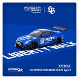 限定 LBWK Mini GT CALSONIC 日産 R35 + ケース付き 1/64スケール MINI GT「LB-Silhouette WORKS GT NISSAN 35GT-RR Ver.2