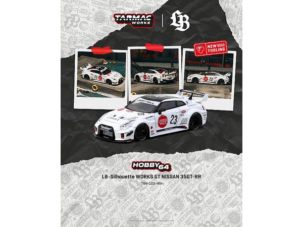 1/64 LB-Silhouette WORKS GT NISSAN 35GT-RR White | HLJ.co.jp