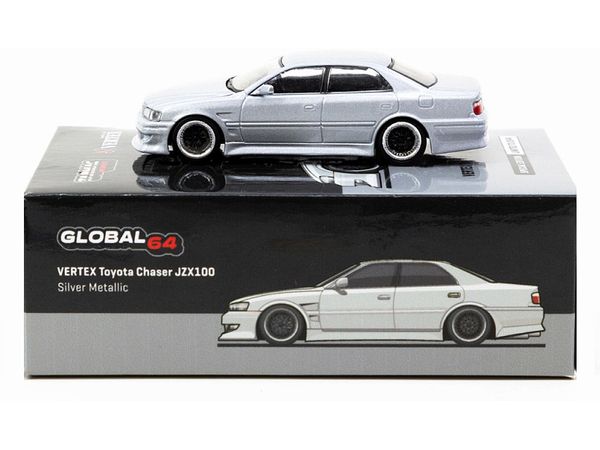 1/64 VERTEX Toyota Chaser JZX100 Silver Metallic | HLJ.co.jp