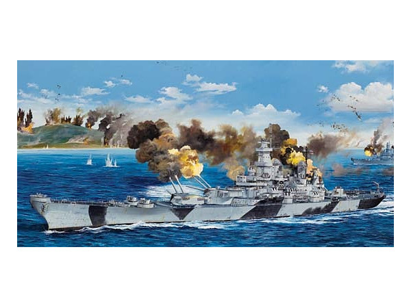 トランペッター 1/200 アメリカ海軍戦艦 BB-61 アイオワ