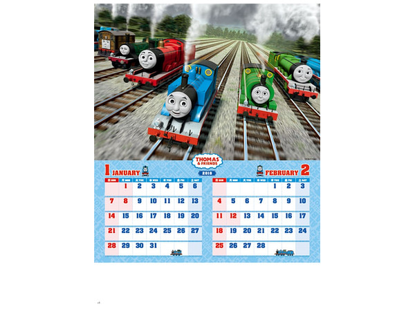 きかんしゃトーマス 18年カレンダー By トライエックス ホビーリンク ジャパン