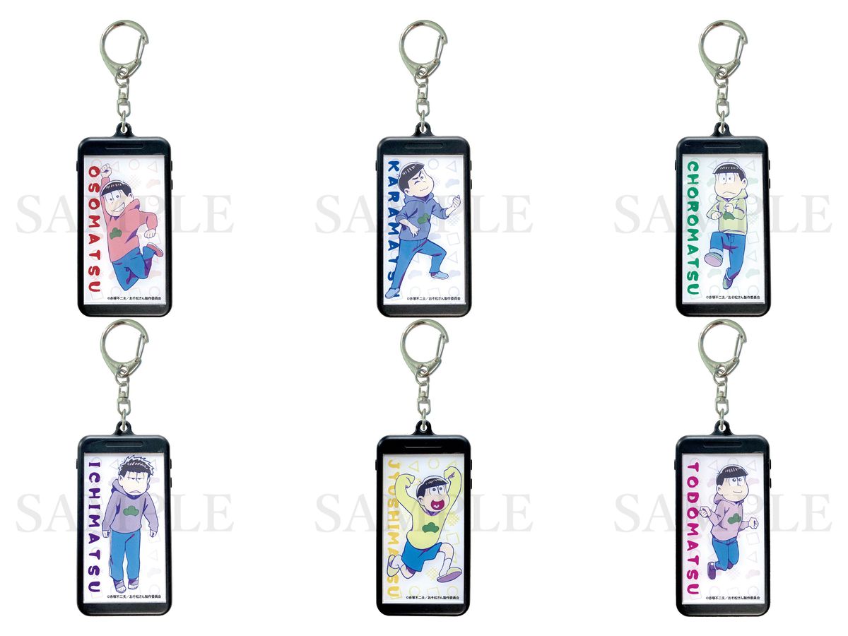 おそ松さん スマホキーホルダー 1 Box 6pcs By ティーズファクトリー ホビーリンク ジャパン