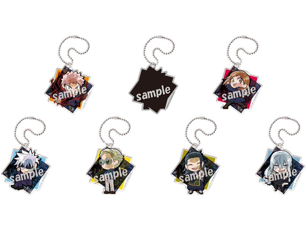呪術廻戦 ぴた!でふぉめ 戦闘! アクリルキーホルダー 1Box 7pcs | HLJ