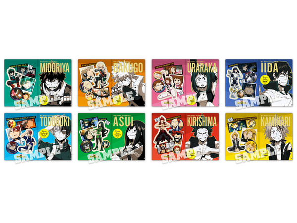 僕のヒーローアカデミア キャラ盛りクリアファイル 1Box 8pcs | HLJ.co.jp