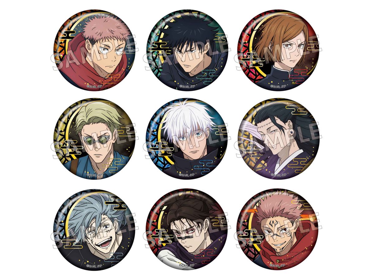 呪術廻戦: 螺鈿風シリーズ 缶バッジ Vol.2 1Box 9pcs | HLJ.co.jp