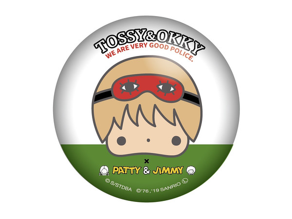 銀魂 x サンリオキャラクターズ ぷにぷに缶バッジ 沖田総悟