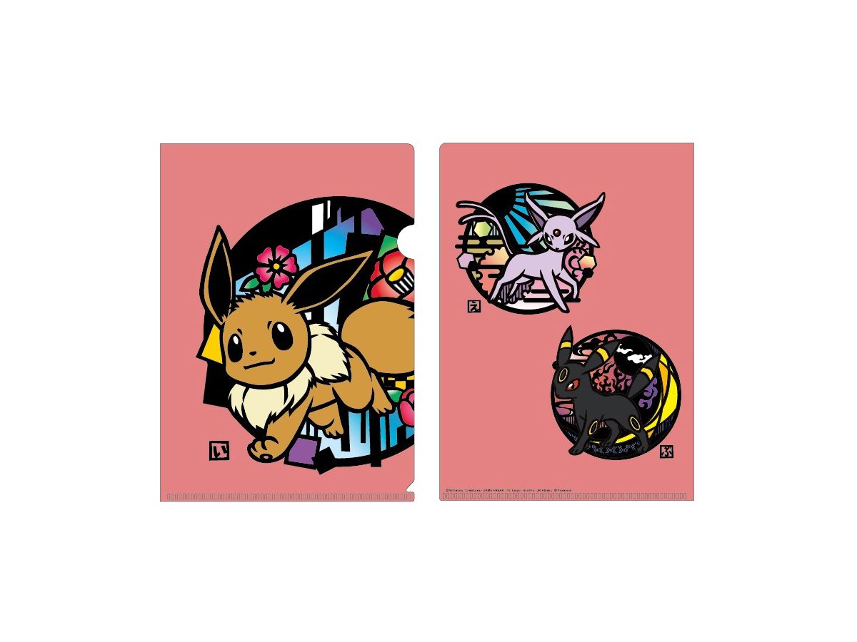ポケットモンスター 切り絵シリーズ クリアファイル イーブイ