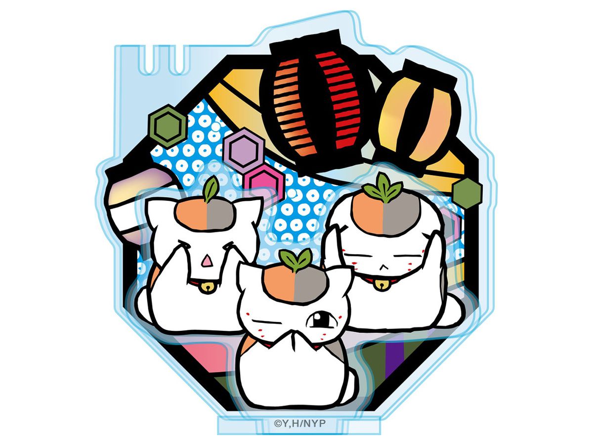 夏目友人帳 切り絵シリーズ アクセサリースタンド トリプルニャンコ