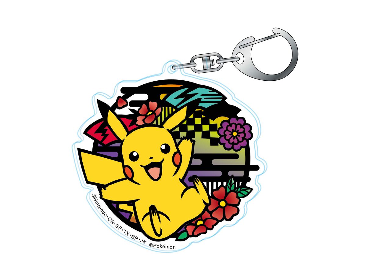 ポケットモンスター 切り絵シリーズ アクリルキーホルダー ピカチュウ B 再販