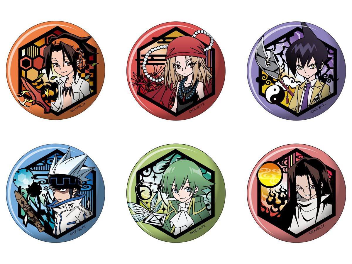 シャーマンキング 切り絵シリーズ 和紙缶バッジ 1 Box 6pcs By ツインクル ホビーリンク ジャパン シャーマンキング 切り絵シリーズ 和紙缶バッジ 1 Box 6pcs By ツインクル ホビーリンク ジャパン