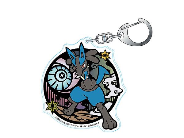 ポケットモンスター 切り絵シリーズ アクリルキーホルダー ルカリオ