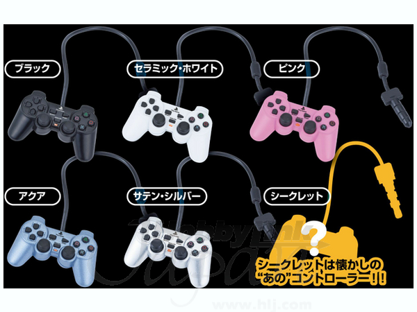 ♯Kqv10JZプレイステーションコントローラー型マスコットS入6種