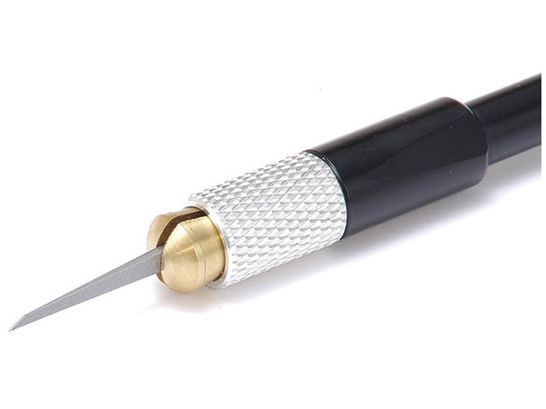 HG Micro Chisel Set 4 Blades & Grip (Black) | HLJ.com