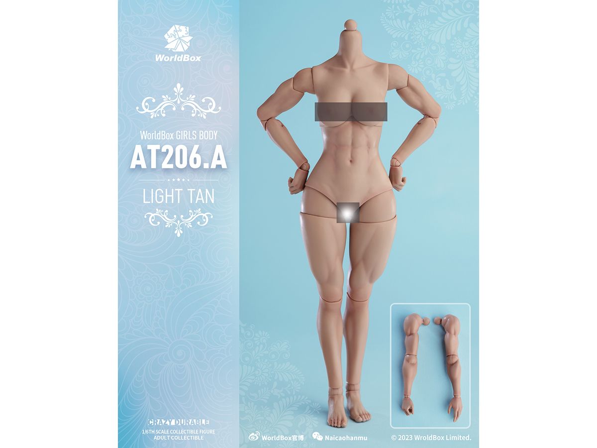 ドールアクセサリー　1/6 ガールボディ AT206A サンタン 1/6 ガールボディ AT206A サンタン | HLJ.co.jp