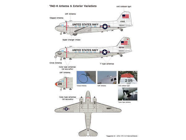 1/72 C-47 スカイトレイン パート1 アメリカ海軍&海上自衛隊 R4D-6