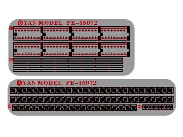 1/35 ドイツ 37mm Flak43金属製砲弾 & 砲弾クリップ (砲弾 x 20