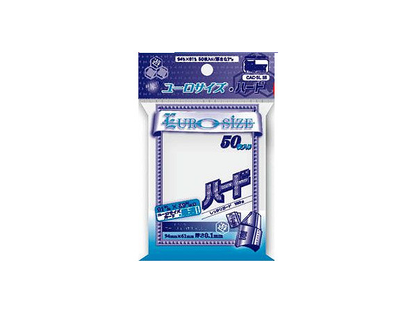 クリアースリーブ ユーロサイズ ハード 50pcs クリアースリーブ ユーロサイズ ハード 50pcs