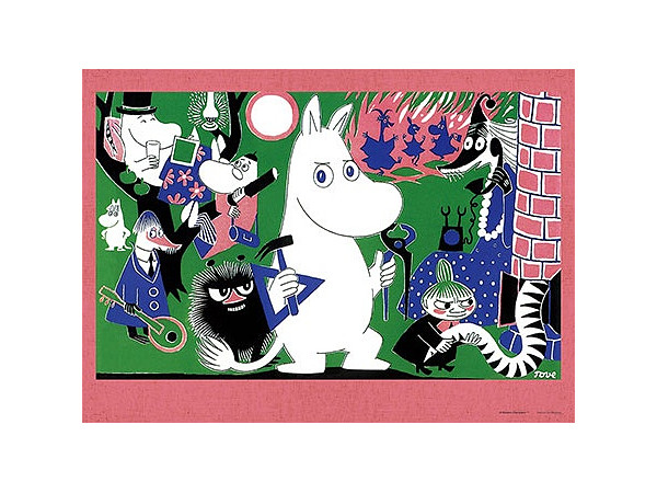 希少　2016年製　廃盤　Moomin ムーミンとにぎやかな仲間たち500ピース ムーミン ムーミンとにぎやかな仲間たち 500ピース 38 x 53cm