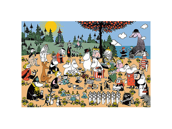 ジグソーパズル ムーミン ムーミン谷の素敵な仲間 1000ピース (50x75cm