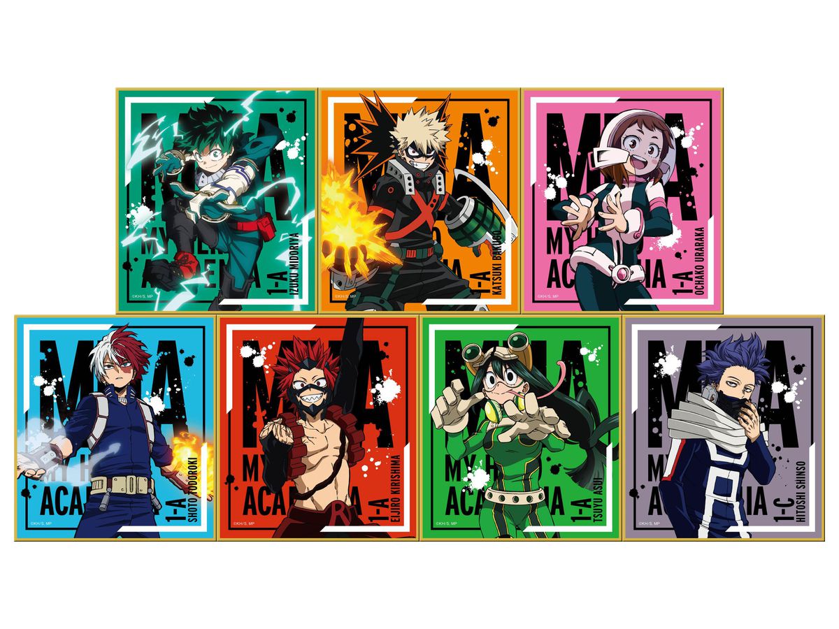 僕のヒーローアカデミア ミニ色紙 Vol 1 アニメ5期ver 1 Box 7pcs By 読売テレビエンタープライズ ホビーリンク ジャパン 僕のヒーローアカデミア ミニ色紙 Vol 1 アニメ5期ver 1 Box 7pcs By 読売テレビエンタープライズ ホビーリンク ジャパン