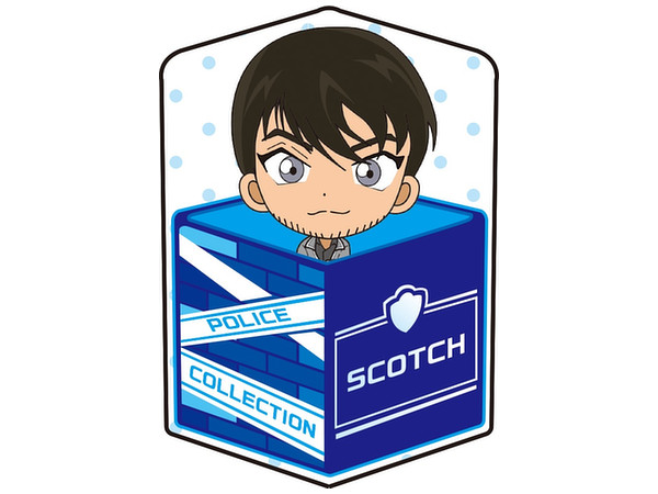 名探偵コナン キャラ箱クッション Vol.4 警察コレクションver スコッチ